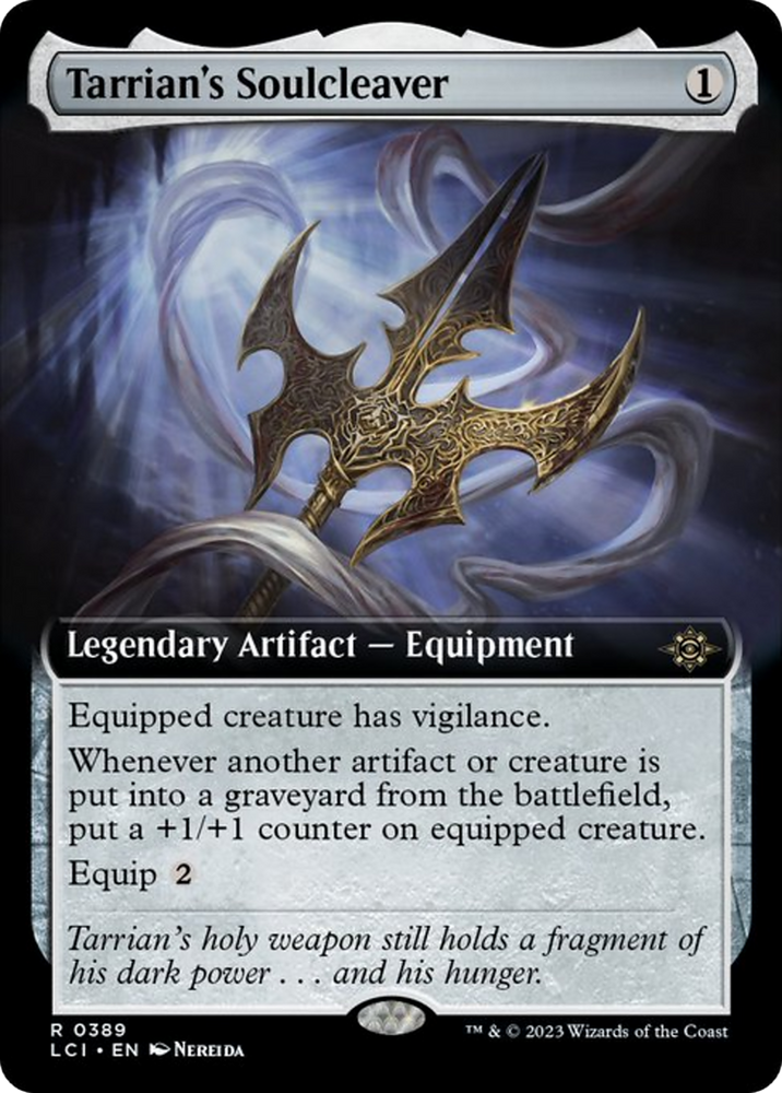 Tarrian's Soulcleaver (Extended Art) [The Lost Caverns of Ixalan] Magic: The Gathering