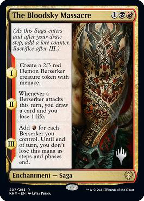 The Bloodsky Massacre (Promo Pack) [Kaldheim Promos] Magic: The Gathering