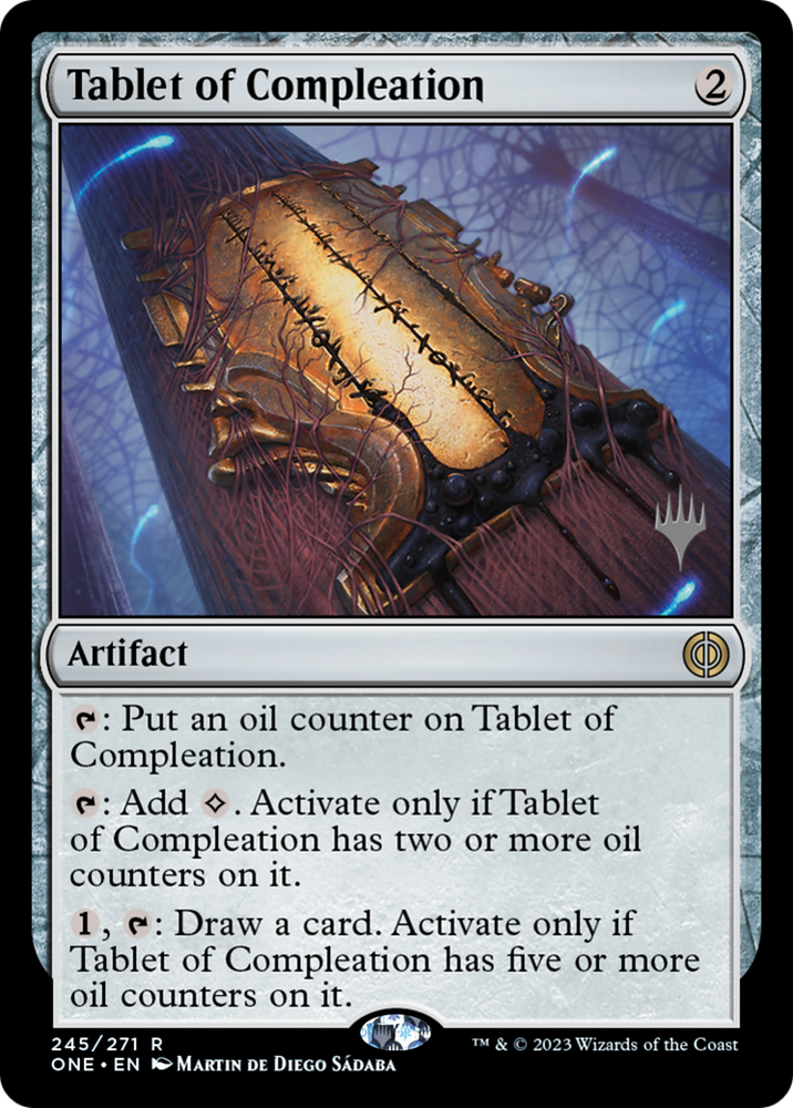 Tablet of Compleation (Promo Pack) [Phyrexia: All Will Be One Promos] Magic: The Gathering