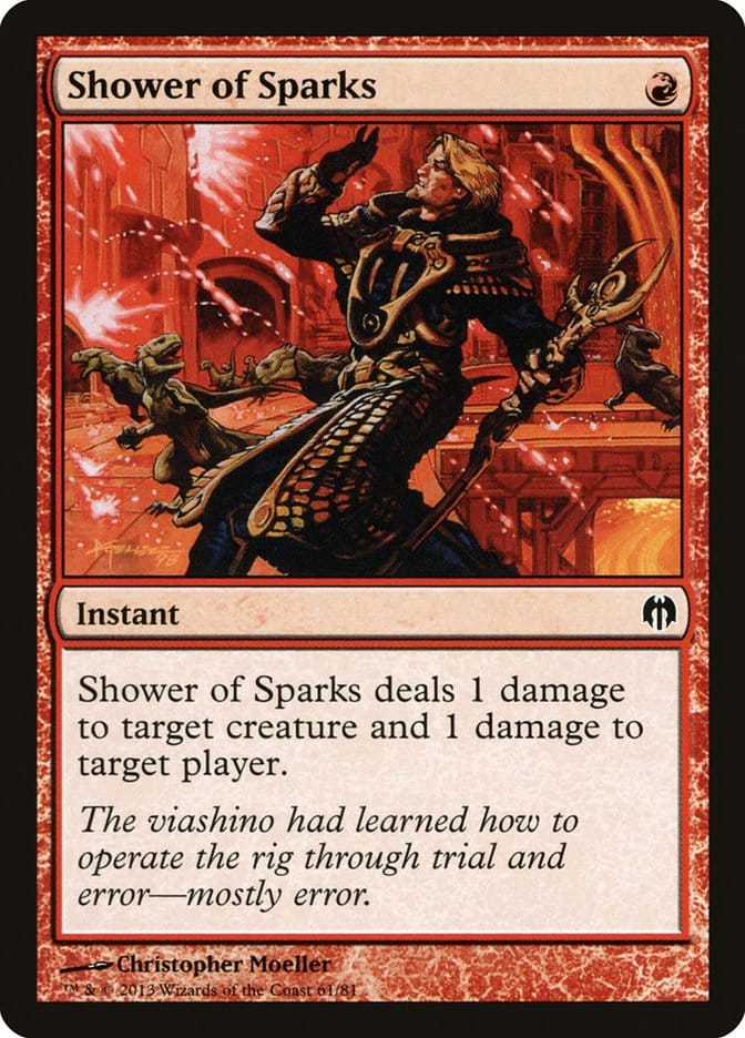 Shower of Sparks [Duel Decks: Heroes vs. Monsters] Magic: The Gathering