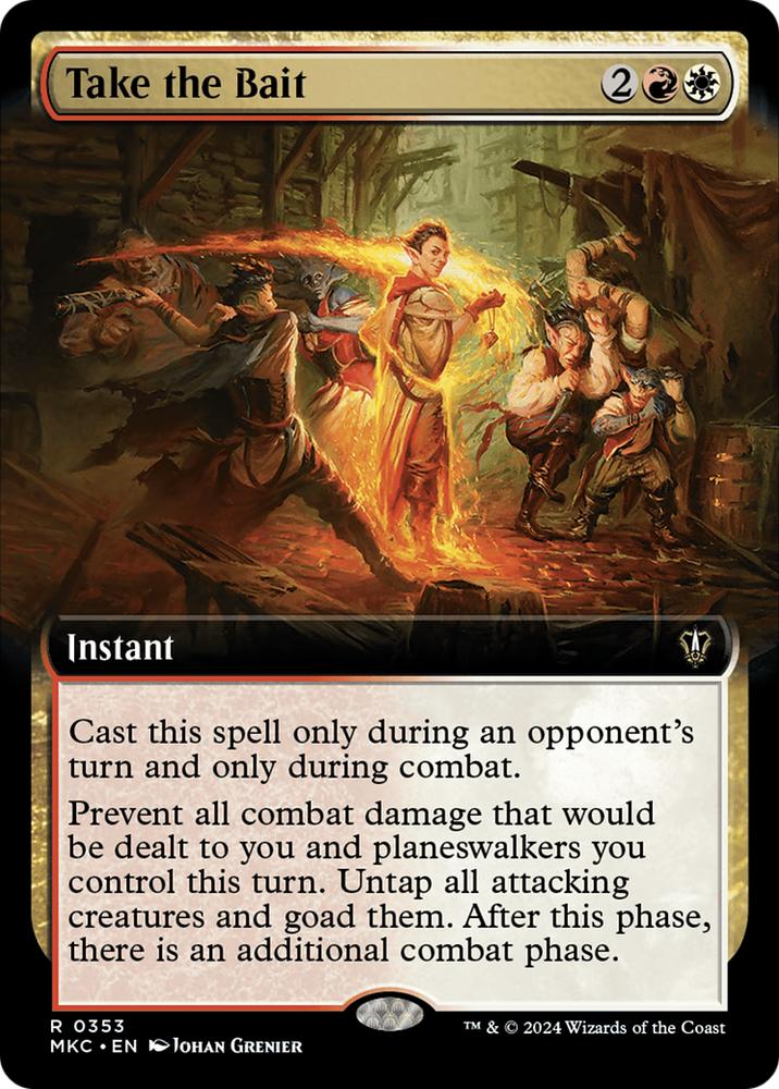 Take the Bait (Extended Art) [Murders at Karlov Manor Commander] Magic: The Gathering
