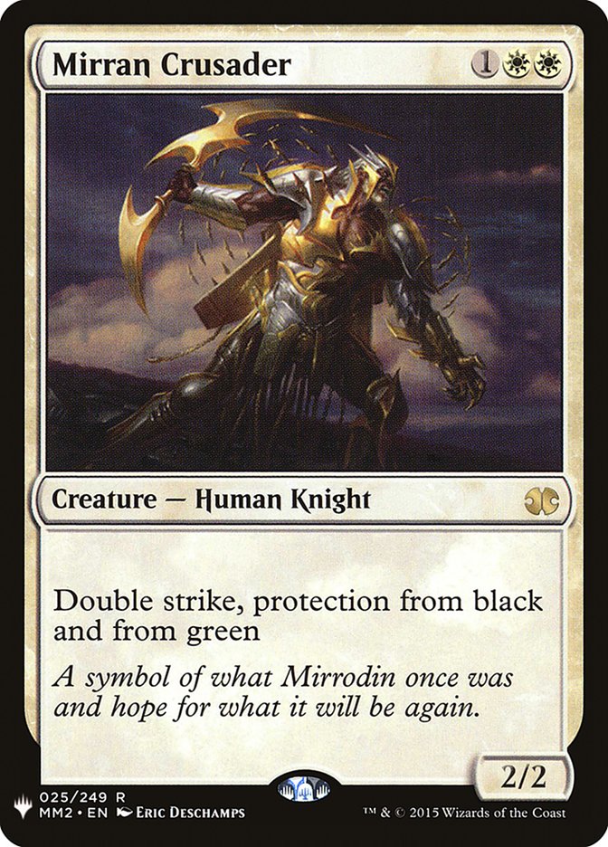 Mirran Crusader [The List] Magic: The Gathering