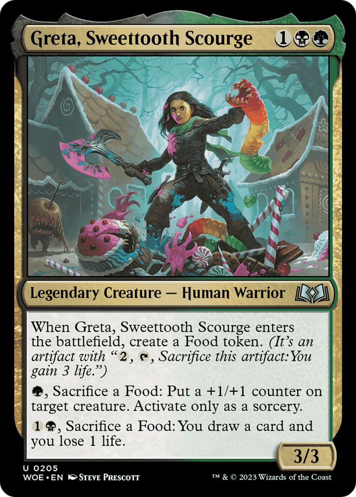 Greta, Sweettooth Scourge [Wilds of Eldraine] Magic: The Gathering