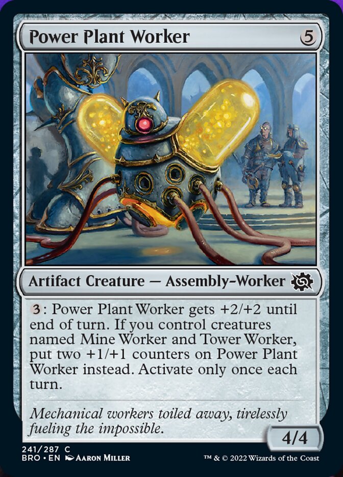 Power Plant Worker [The Brothers' War] Magic: The Gathering