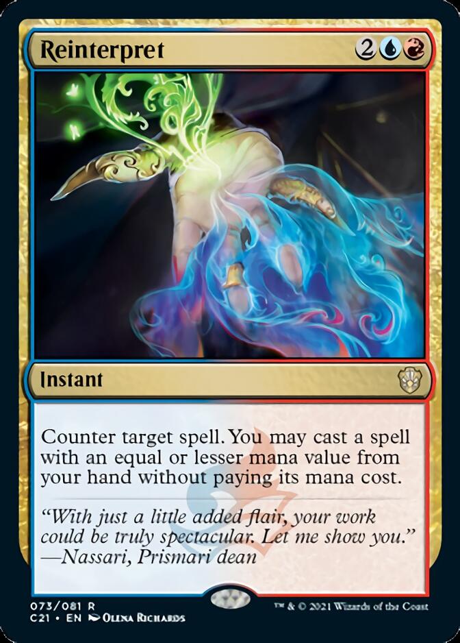Reinterpret [Commander 2021] Magic: The Gathering
