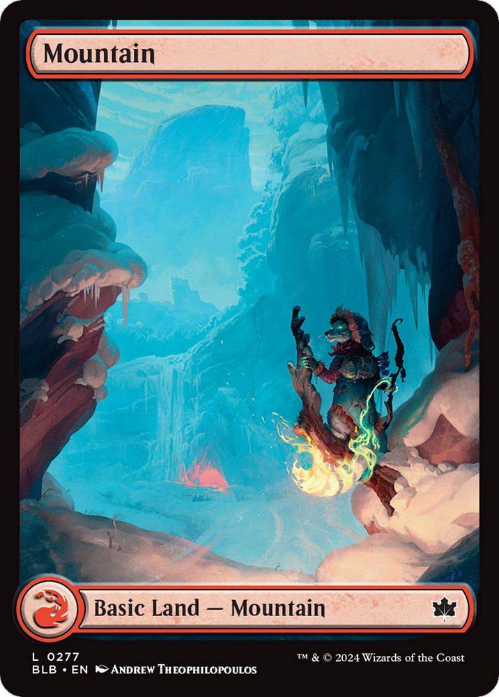 Mountain (0277) [Bloomburrow] Magic: The Gathering