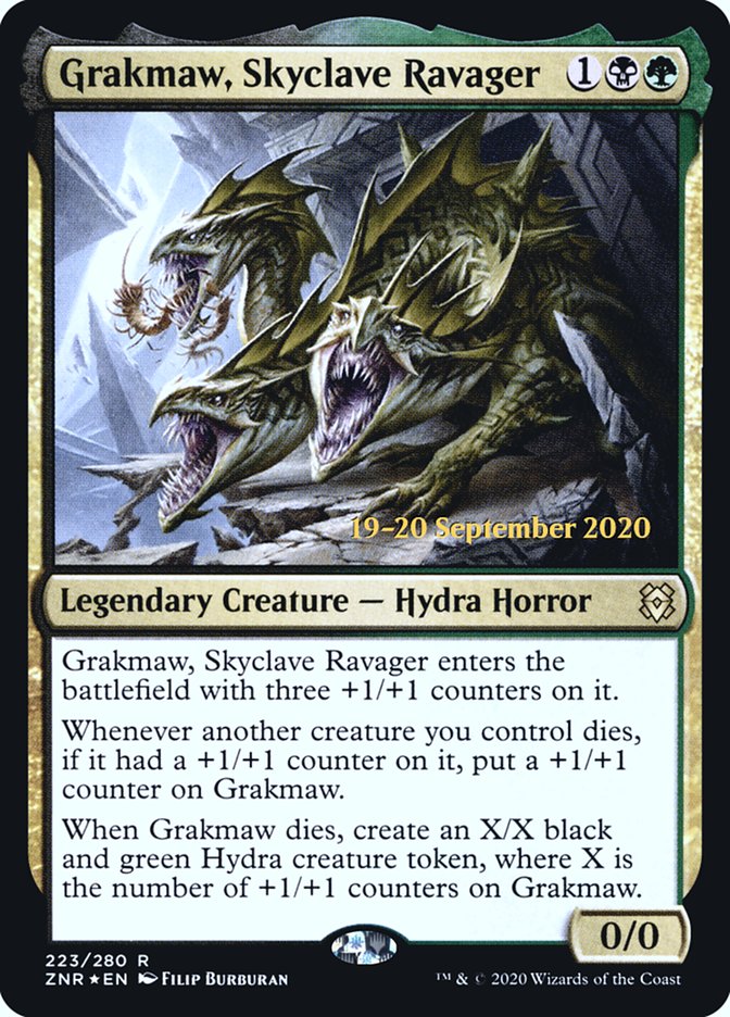 Grakmaw, Skyclave Ravager [Zendikar Rising Prerelease Promos] Magic: The Gathering