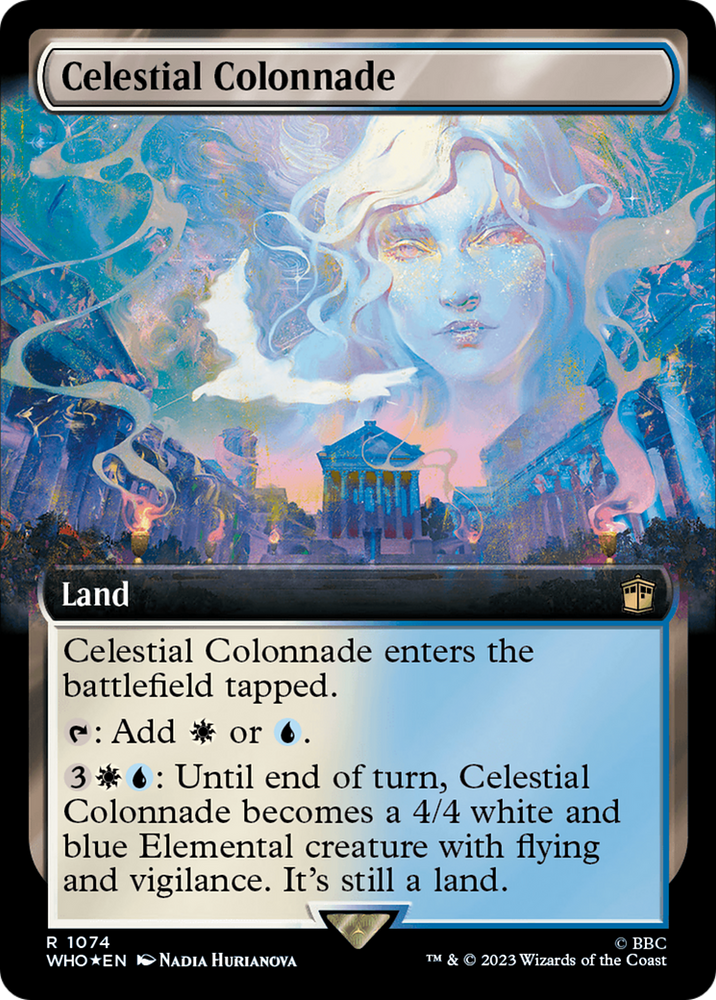 Celestial Colonnade (Extended Art) (Surge Foil) [Doctor Who] Magic: The Gathering