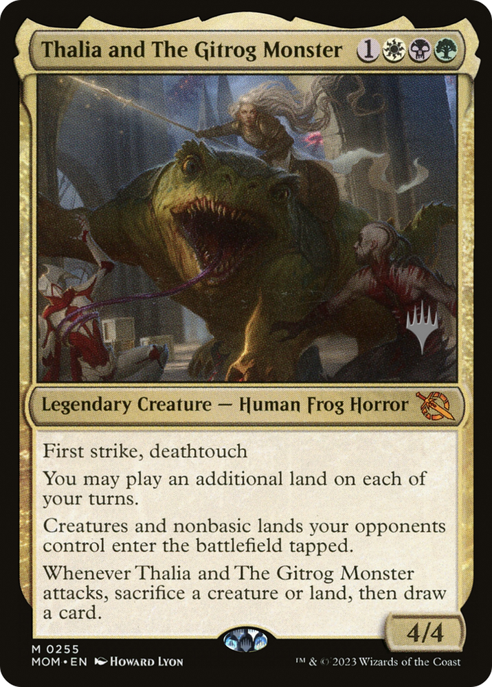 Thalia and The Gitrog Monster (Promo Pack) [March of the Machine Promos] Magic: The Gathering