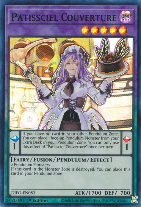 Patissciel Couverture [DIFO-EN083] Super Rare - Yugioh Cards For Your TCG Needs!