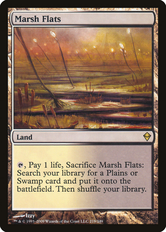 Marsh Flats [Zendikar] Magic: The Gathering