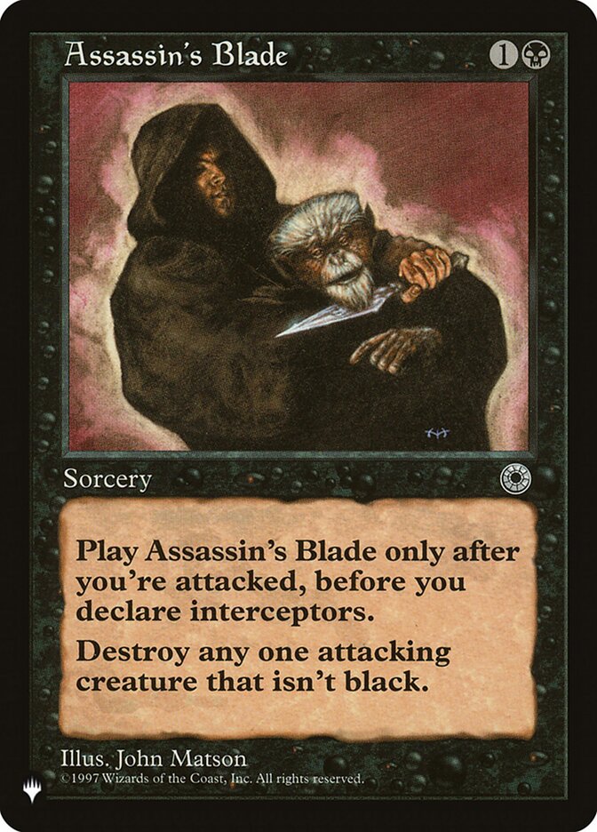 Assassin's Blade [The List] Magic: The Gathering