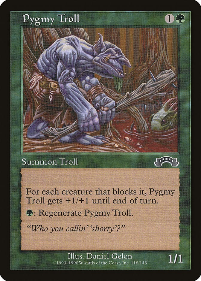 Pygmy Troll [Exodus] Magic: The Gathering