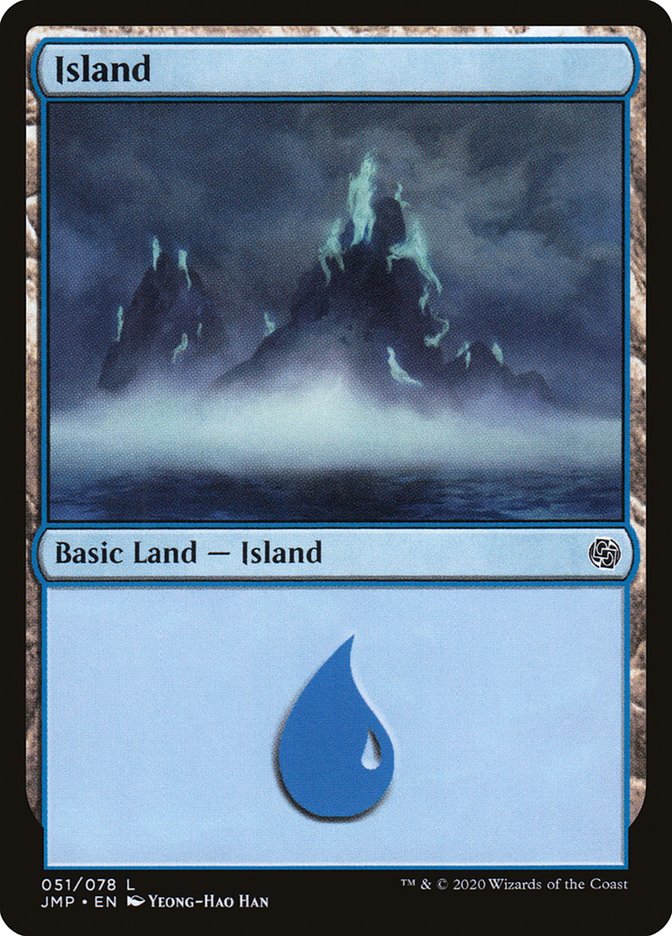 Island (51) [Jumpstart] Magic: The Gathering