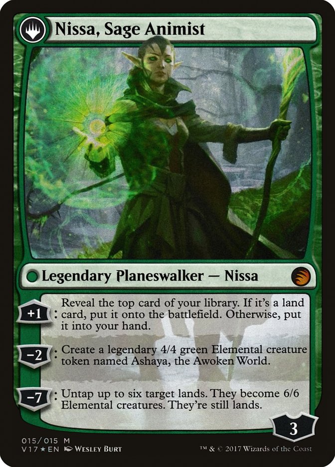 Nissa, Vastwood Seer // Nissa, Sage Animist [From the Vault: Transform] Magic: The Gathering