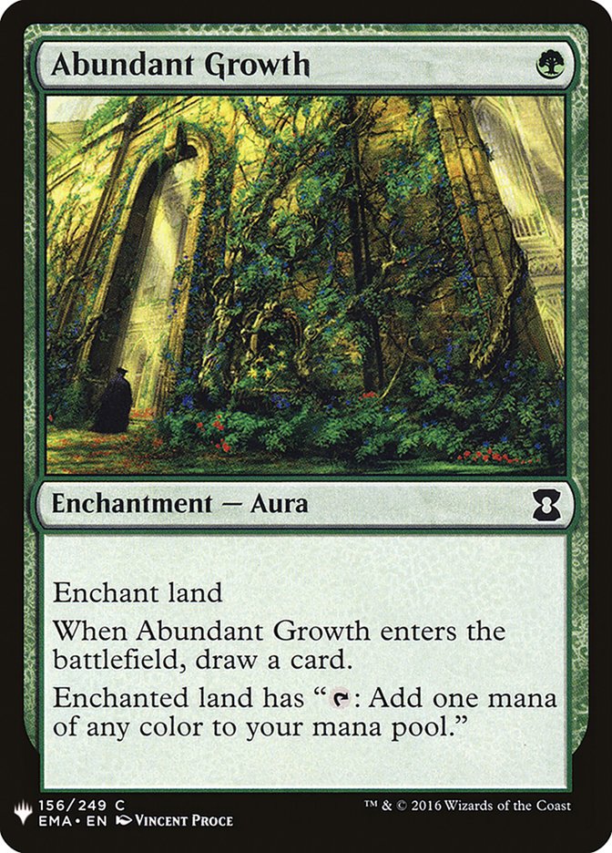 Abundant Growth [Mystery Booster] Magic: The Gathering