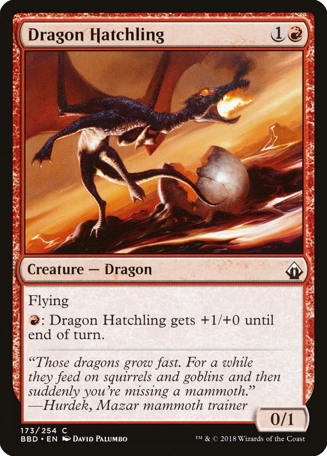 Dragon Hatchling [Battlebond] Magic: The Gathering