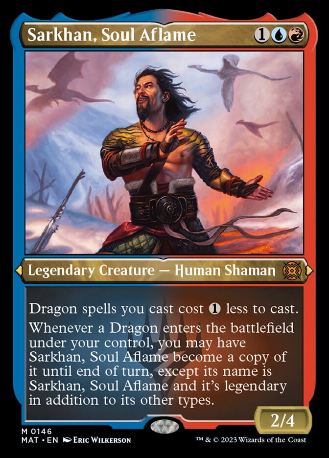 Sarkhan, Soul Aflame (Foil Etched) [March of the Machine: The Aftermath] Magic: The Gathering