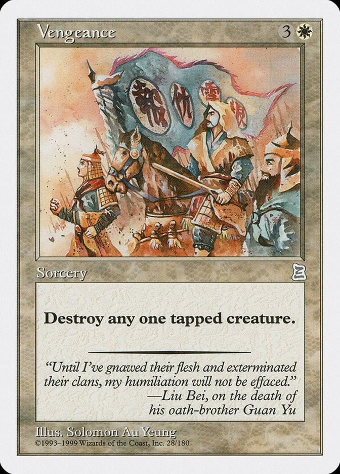 Vengeance [Portal Three Kingdoms] Magic: The Gathering