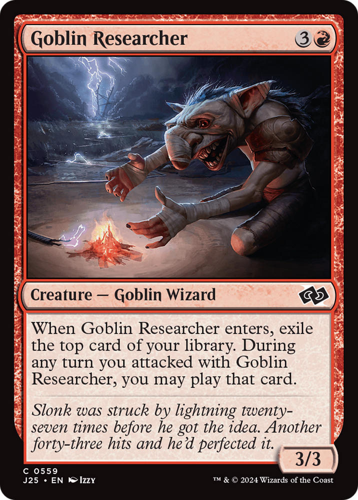 Goblin Researcher [Foundations Jumpstart] Magic: The Gathering