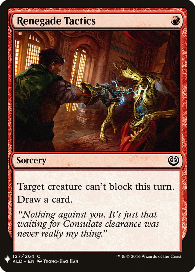 Renegade Tactics [Mystery Booster] Magic: The Gathering