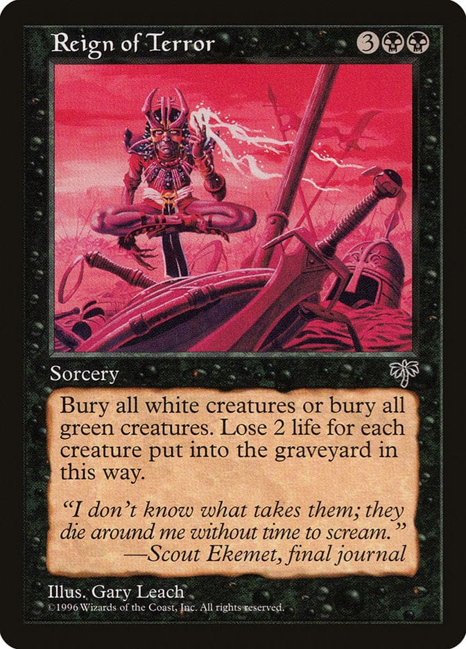 Reign of Terror [Mirage] Magic: The Gathering