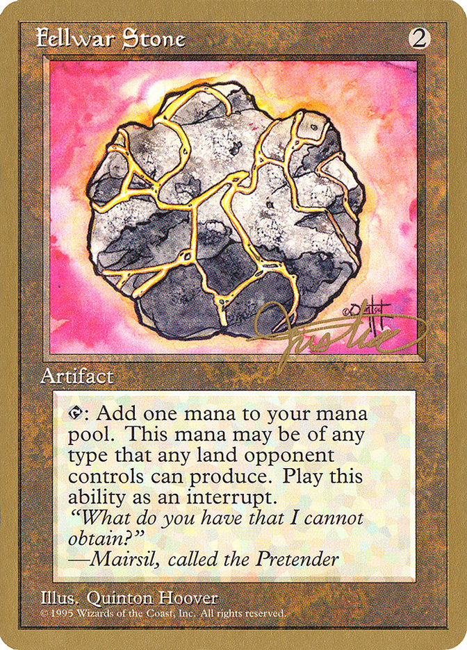 Fellwar Stone (Mark Justice) [Pro Tour Collector Set] Magic: The Gathering
