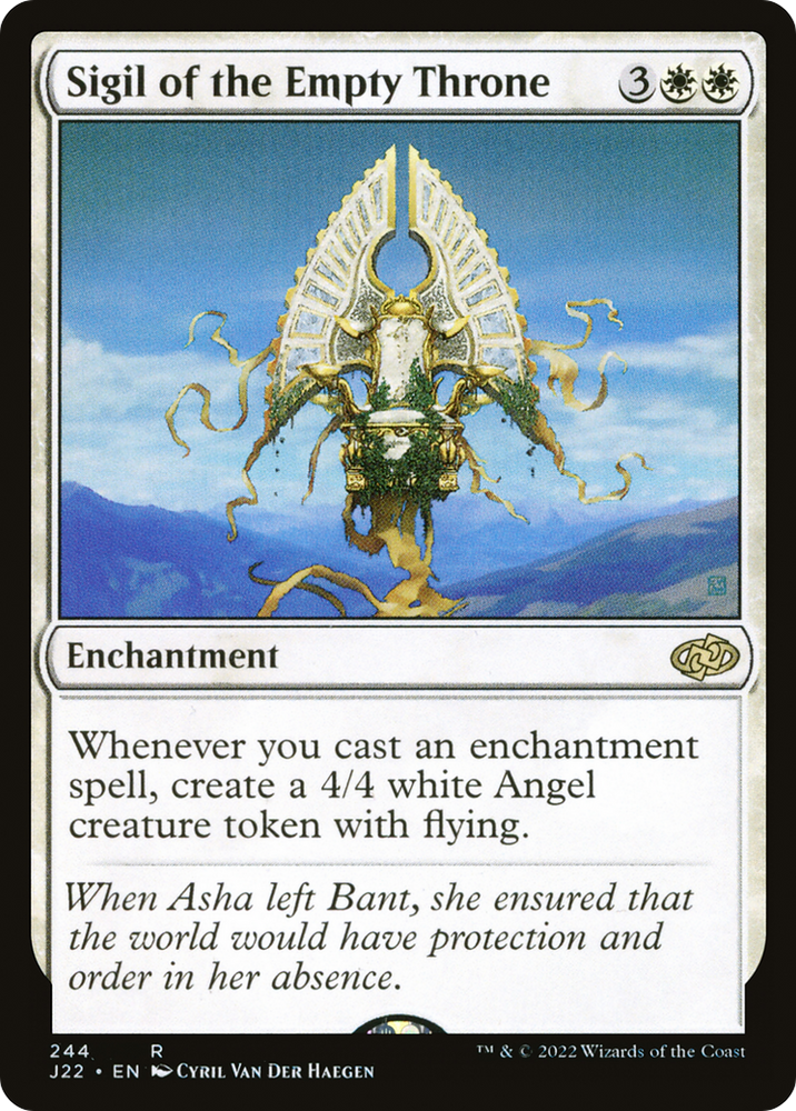 Sigil of the Empty Throne [Jumpstart 2022] Magic: The Gathering