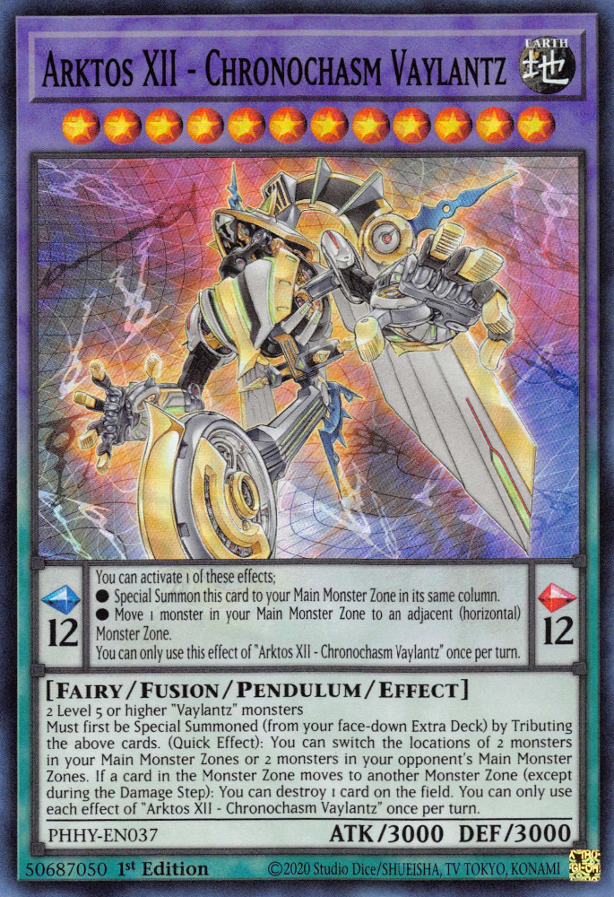 Arktos XII - Chronochasm Vaylantz [PHHY-EN037] Super Rare - Yugioh Cards For Your TCG Needs!