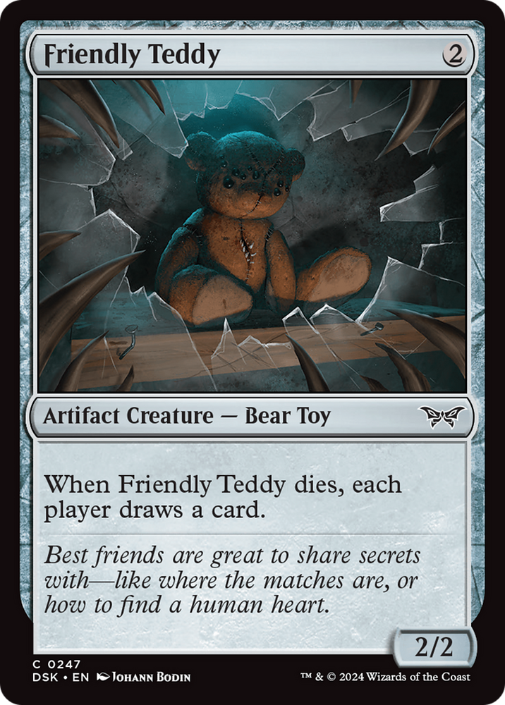 Friendly Teddy [Duskmourn: House of Horror] Magic: The Gathering