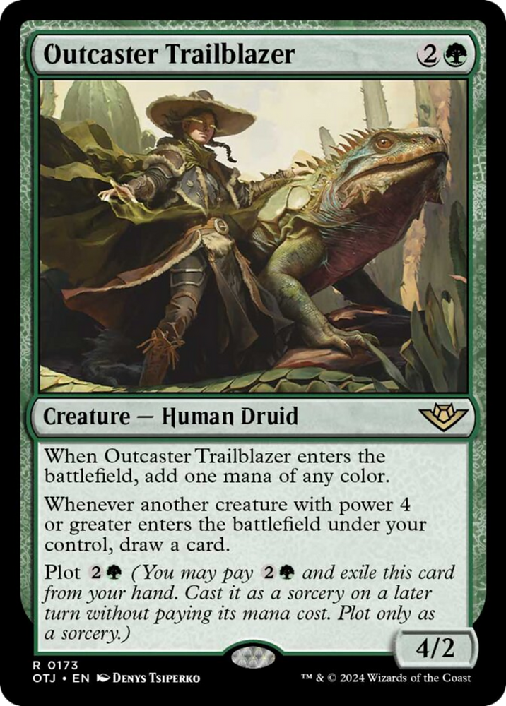 Outcaster Trailblazer [Outlaws of Thunder Junction] Magic: The Gathering