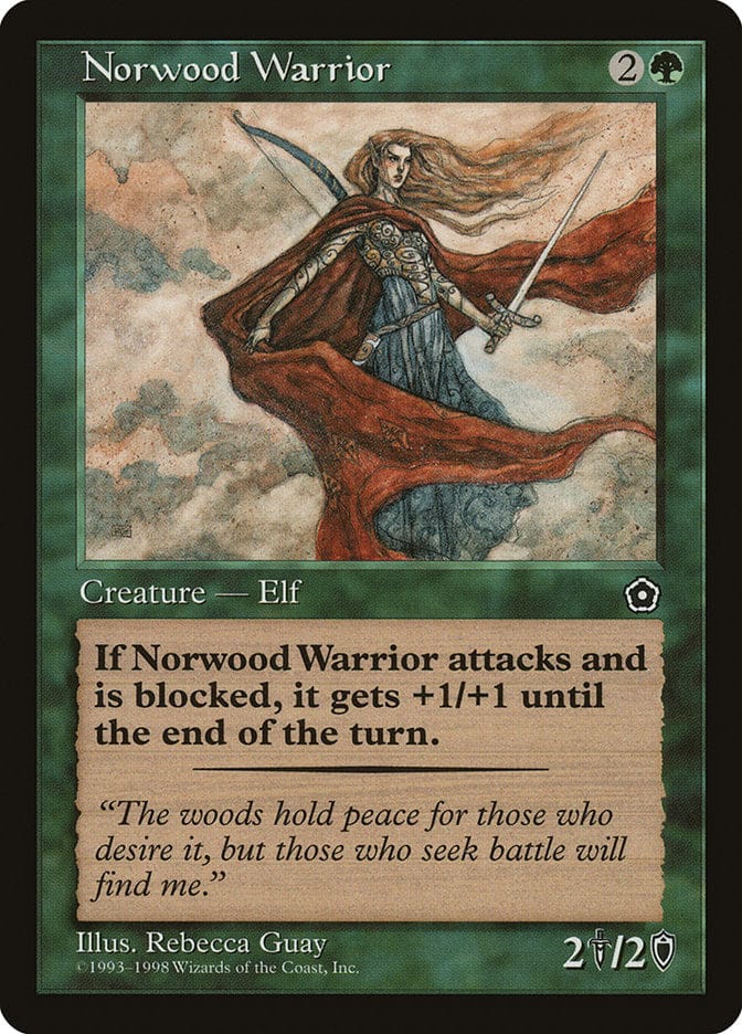 Norwood Warrior [Portal Second Age] Magic: The Gathering