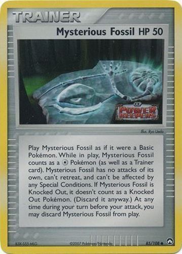 Mysterious Fossil (85/108) (Stamped) [EX: Power Keepers] Pokémon