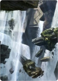 Island 1 Art Card [Zendikar Rising Art Series] Magic: The Gathering