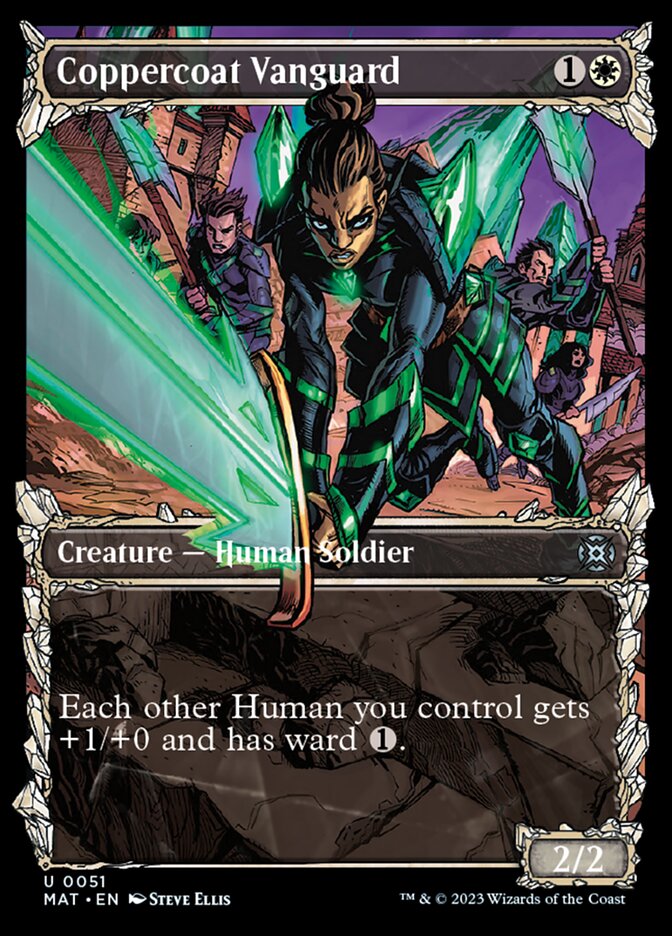 Coppercoat Vanguard (Showcase) [March of the Machine: The Aftermath] Magic: The Gathering
