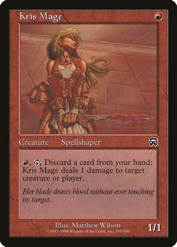 Kris Mage [Mercadian Masques] Magic: The Gathering