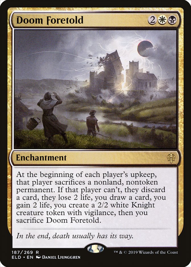 Doom Foretold [Throne of Eldraine] Magic: The Gathering