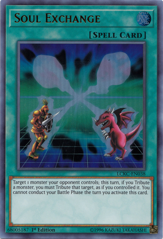 Soul Exchange [LCKC-EN038] Ultra Rare Yu-Gi-Oh!