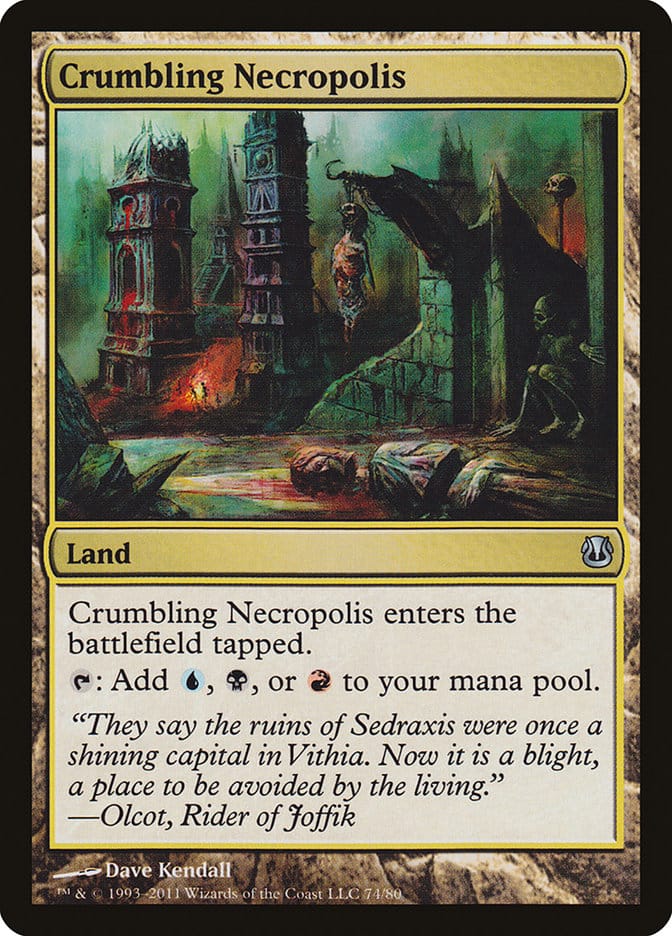 Crumbling Necropolis [Duel Decks: Ajani vs. Nicol Bolas] Magic: The Gathering