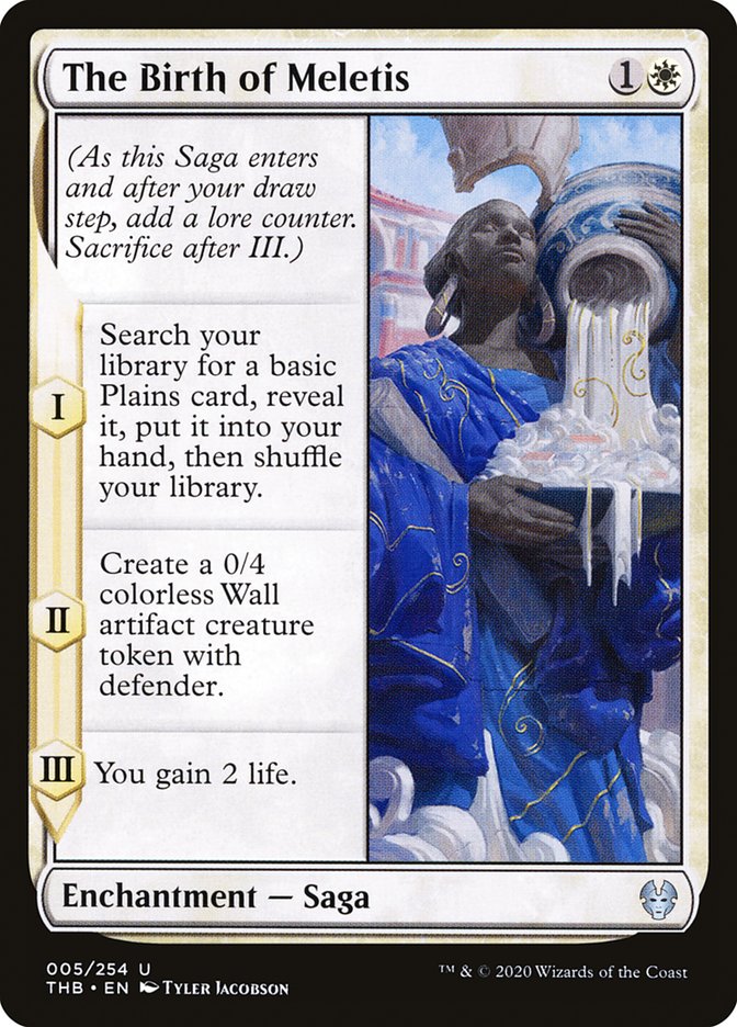The Birth of Meletis [Theros Beyond Death] Magic: The Gathering