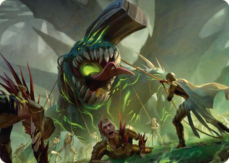 Noxious Assault Art Card [Phyrexia: All Will Be One Art Series] Magic: The Gathering