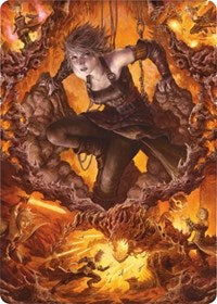Nahiri, Heir of the Ancients [Zendikar Rising Art Series] Magic: The Gathering