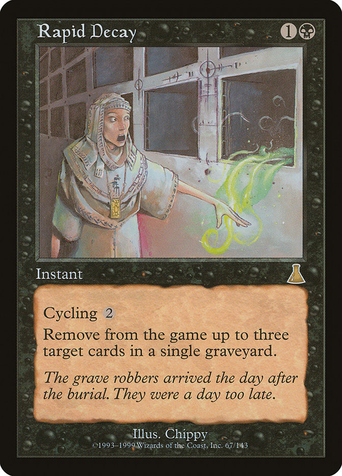 Rapid Decay [Urza's Destiny] Magic: The Gathering