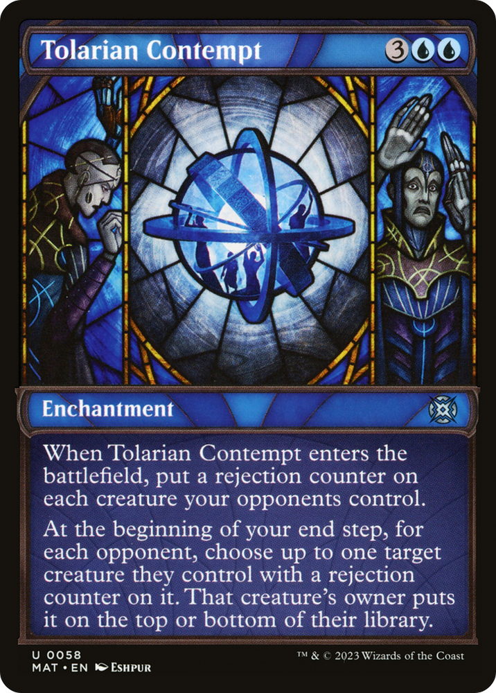 Tolarian Contempt (Showcase) [March of the Machine: The Aftermath] Magic: The Gathering