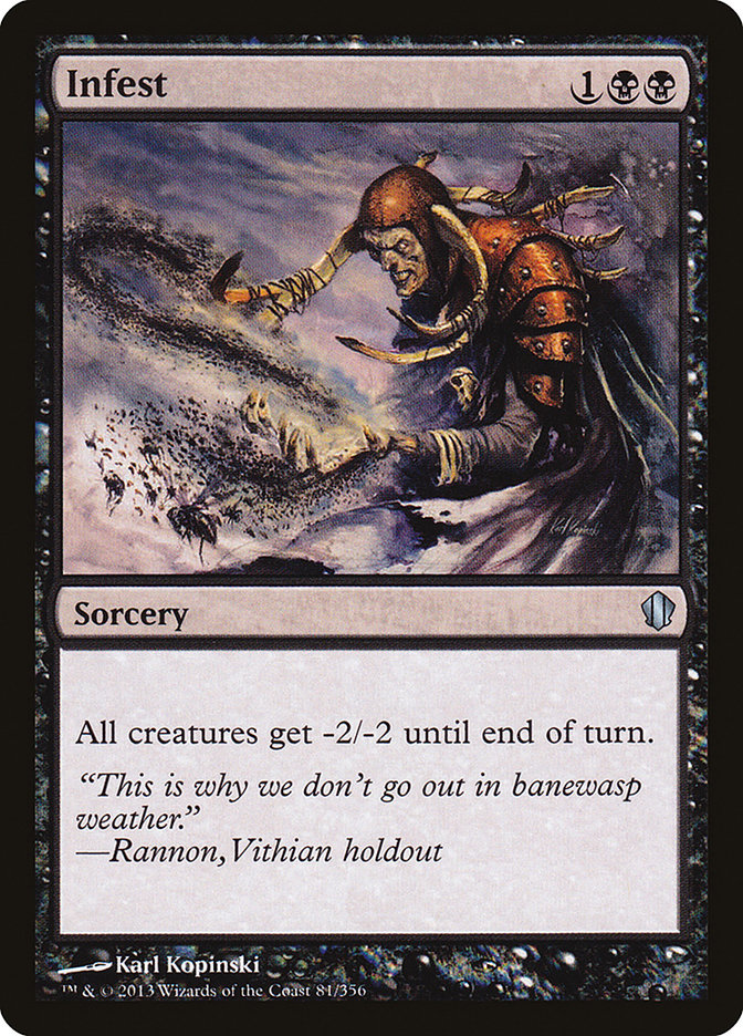 Infest [Commander 2013] Magic: The Gathering