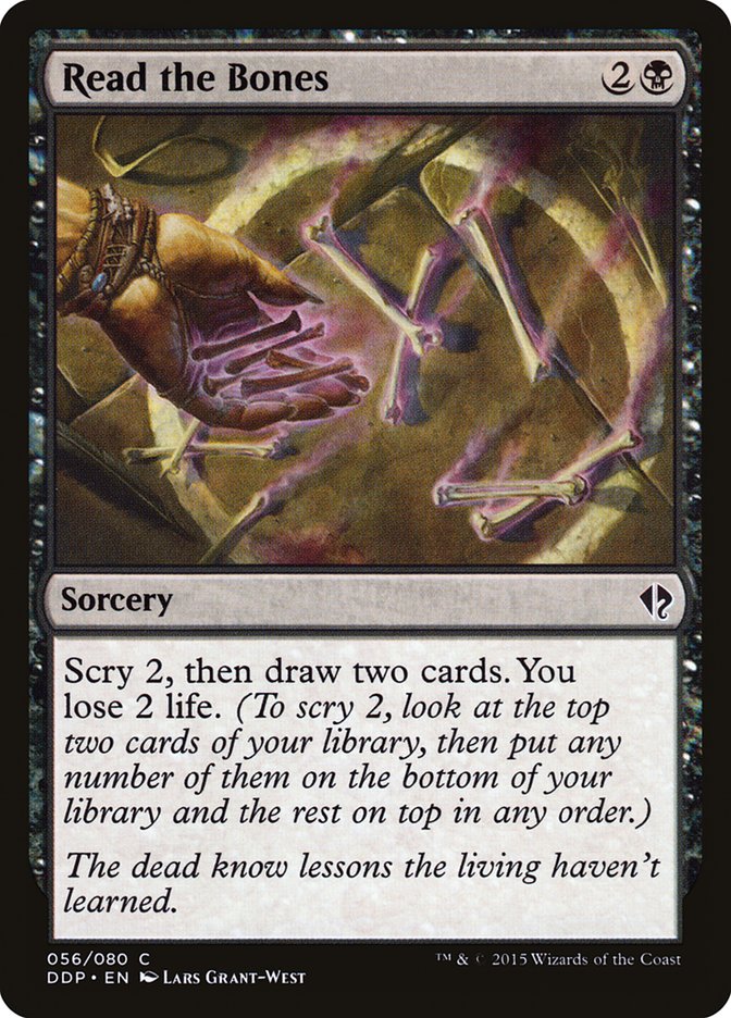 Read the Bones [Duel Decks: Zendikar vs. Eldrazi] Magic: The Gathering