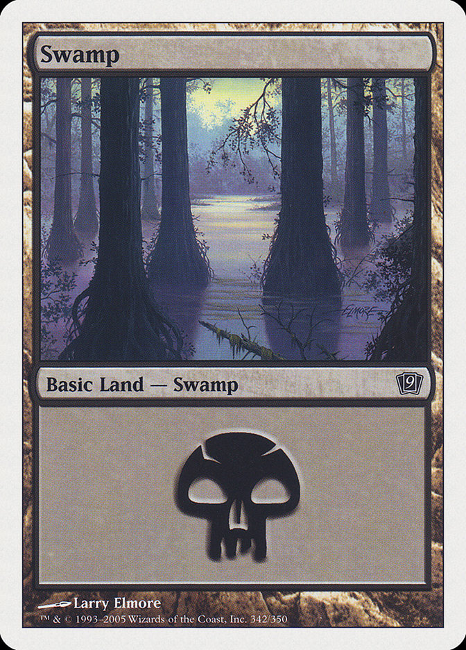 Swamp (342) [Ninth Edition] Magic: The Gathering