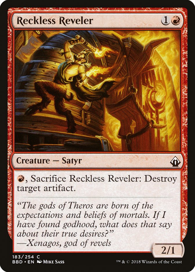 Reckless Reveler [Battlebond] Magic: The Gathering