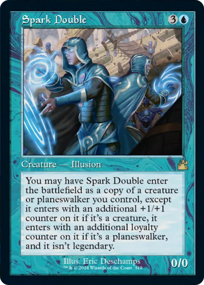 Spark Double (Retro Frame) [Ravnica Remastered] Magic: The Gathering