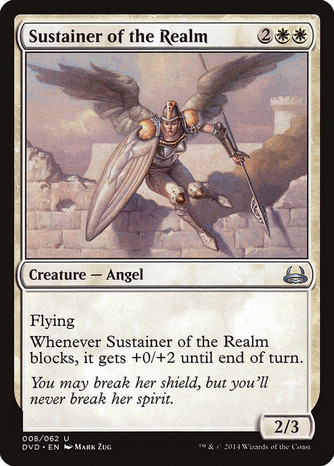 Sustainer of the Realm (Divine vs. Demonic) [Duel Decks Anthology] Magic: The Gathering